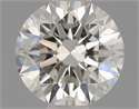 Natural Diamond 0.50 Carats, Round with Excellent Cut, H Color, SI1 Clarity and Certified by IGI