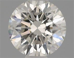 Picture of Natural Diamond 0.50 Carats, Round with Excellent Cut, H Color, SI1 Clarity and Certified by IGI