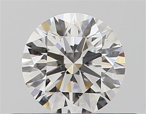 Picture of Natural Diamond 0.40 Carats, Round with Excellent Cut, E Color, VS2 Clarity and Certified by GIA