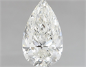 Natural Diamond 1.50 Carats, Pear with  Cut, H Color, VVS2 Clarity and Certified by IGI