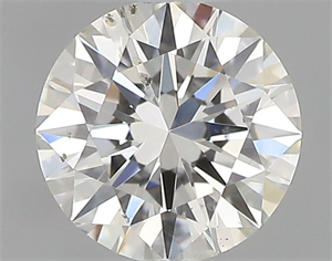 Picture of Natural Diamond 0.40 Carats, Round with Excellent Cut, I Color, SI2 Clarity and Certified by GIA