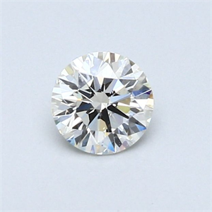 Picture of Natural Diamond 0.40 Carats, Round with Excellent Cut, I Color, VS1 Clarity and Certified by GIA