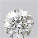 Natural Diamond 0.50 Carats, Round with Very Good Cut, I Color, SI1 Clarity and Certified by GIA