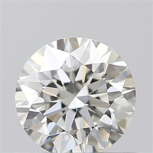 Picture of Natural Diamond 0.50 Carats, Round with Very Good Cut, I Color, SI1 Clarity and Certified by GIA