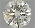 Natural Diamond 0.61 Carats, Round with Excellent Cut, I Color, VS2 Clarity and Certified by IGI