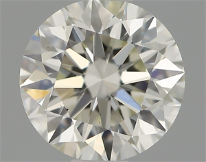 Picture of Natural Diamond 0.61 Carats, Round with Excellent Cut, I Color, VS2 Clarity and Certified by IGI