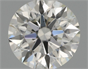 Natural Diamond 0.50 Carats, Round with Excellent Cut, H Color, SI1 Clarity and Certified by IGI