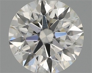 Picture of Natural Diamond 0.50 Carats, Round with Excellent Cut, H Color, SI1 Clarity and Certified by IGI