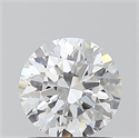 Natural Diamond 1.10 Carats, Round with Excellent Cut, D Color, FL Clarity and Certified by GIA