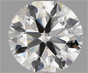 Natural Diamond 1.90 Carats, Round with Excellent Cut, G Color, VS1 Clarity and Certified by IGI