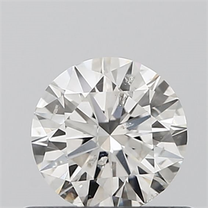 Picture of Natural Diamond 0.50 Carats, Round with Excellent Cut, H Color, SI2 Clarity and Certified by IGI