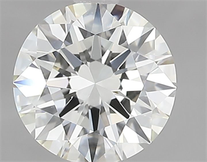 Picture of Natural Diamond 2.07 Carats, Round with Excellent Cut, I Color, VVS2 Clarity and Certified by IGI