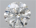 Natural Diamond 2.00 Carats, Round with Excellent Cut, I Color, SI1 Clarity and Certified by GIA