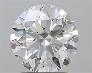 Picture of Natural Diamond 2.00 Carats, Round with Excellent Cut, I Color, SI1 Clarity and Certified by GIA