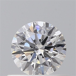 Picture of Natural Diamond 0.43 Carats, Round with Excellent Cut, D Color, VS2 Clarity and Certified by GIA