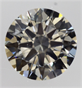 Natural Diamond 0.40 Carats, Round with Excellent Cut, J Color, SI1 Clarity and Certified by GIA