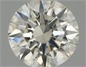 Natural Diamond 0.50 Carats, Round with Excellent Cut, I Color, VS2 Clarity and Certified by IGI