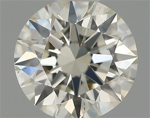 Picture of Natural Diamond 0.50 Carats, Round with Excellent Cut, I Color, VS2 Clarity and Certified by IGI