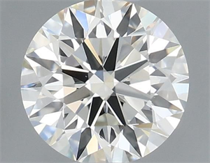 Picture of Natural Diamond 0.40 Carats, Round with Excellent Cut, K Color, VVS1 Clarity and Certified by GIA