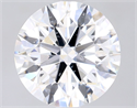 Natural Diamond 2.30 Carats, Round with Excellent Cut, H Color, SI1 Clarity and Certified by GIA