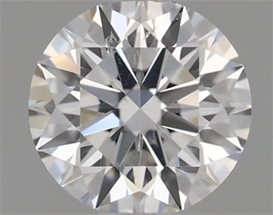 Picture of Natural Diamond 0.40 Carats, Round with Excellent Cut, E Color, SI2 Clarity and Certified by GIA