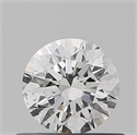 Natural Diamond 0.43 Carats, Round with Excellent Cut, G Color, SI1 Clarity and Certified by GIA