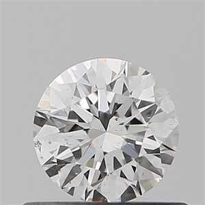 Picture of Natural Diamond 0.43 Carats, Round with Excellent Cut, G Color, SI1 Clarity and Certified by GIA