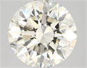 Natural Diamond 3.00 Carats, Round with Excellent Cut, K Color, VVS2 Clarity and Certified by IGI