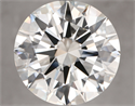 Natural Diamond 11.03 Carats, Round with Excellent Cut, H Color, VVS1 Clarity and Certified by IGI