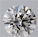 Natural Diamond 0.40 Carats, Round with Excellent Cut, D Color, SI2 Clarity and Certified by GIA