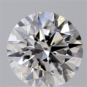 Picture of Natural Diamond 0.40 Carats, Round with Excellent Cut, D Color, SI2 Clarity and Certified by GIA