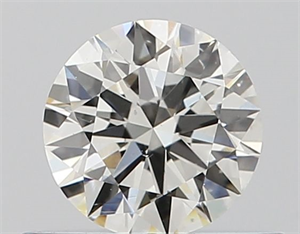 Picture of Natural Diamond 0.42 Carats, Round with Excellent Cut, I Color, VS2 Clarity and Certified by GIA