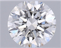 Natural Diamond 0.40 Carats, Round with Excellent Cut, H Color, VS2 Clarity and Certified by GIA