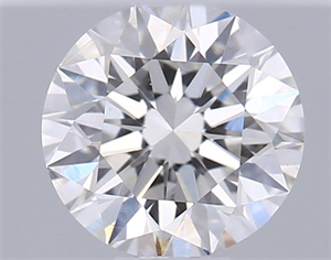 Picture of Natural Diamond 0.40 Carats, Round with Excellent Cut, H Color, VS2 Clarity and Certified by GIA