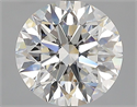 Natural Diamond 2.01 Carats, Round with Excellent Cut, G Color, IF Clarity and Certified by GIA