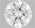 Natural Diamond 0.40 Carats, Round with Excellent Cut, F Color, I1 Clarity and Certified by GIA