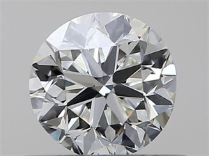 Picture of Natural Diamond 0.40 Carats, Round with Very Good Cut, I Color, VS1 Clarity and Certified by GIA