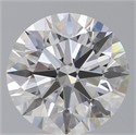 Natural Diamond 3.50 Carats, Round with Excellent Cut, F Color, VVS1 Clarity and Certified by GIA