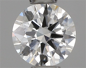 Picture of Natural Diamond 0.44 Carats, Round with Excellent Cut, H Color, VS1 Clarity and Certified by GIA