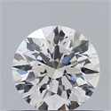 Natural Diamond 0.40 Carats, Round with Excellent Cut, F Color, SI1 Clarity and Certified by GIA