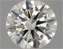 Natural Diamond 0.58 Carats, Round with Excellent Cut, I Color, SI1 Clarity and Certified by IGI