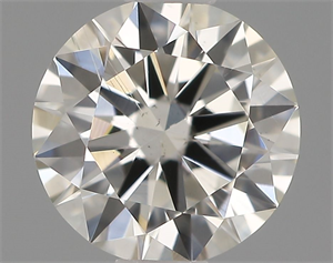 Picture of Natural Diamond 0.58 Carats, Round with Excellent Cut, I Color, SI1 Clarity and Certified by IGI