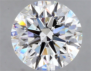 Picture of Natural Diamond 1.67 Carats, Round with Excellent Cut, F Color, VS2 Clarity and Certified by GIA