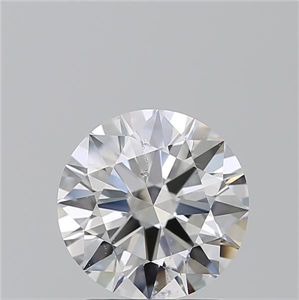 Picture of Natural Diamond 1.81 Carats, Round with Excellent Cut, D Color, SI1 Clarity and Certified by GIA