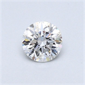 Natural Diamond 0.40 Carats, Round with Very Good Cut, E Color, VS2 Clarity and Certified by GIA