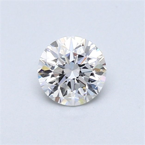 Picture of Natural Diamond 0.40 Carats, Round with Very Good Cut, E Color, VS2 Clarity and Certified by GIA