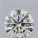 Natural Diamond 0.41 Carats, Round with Excellent Cut, H Color, SI2 Clarity and Certified by IGI