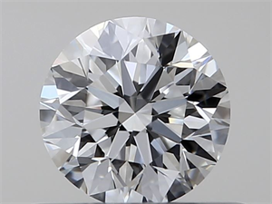 Picture of Natural Diamond 0.40 Carats, Round with Excellent Cut, D Color, VVS2 Clarity and Certified by GIA