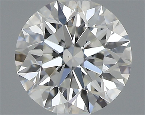 Picture of Natural Diamond 0.43 Carats, Round with Excellent Cut, I Color, VS1 Clarity and Certified by GIA