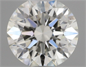 Natural Diamond 0.41 Carats, Round with Excellent Cut, J Color, VS2 Clarity and Certified by GIA